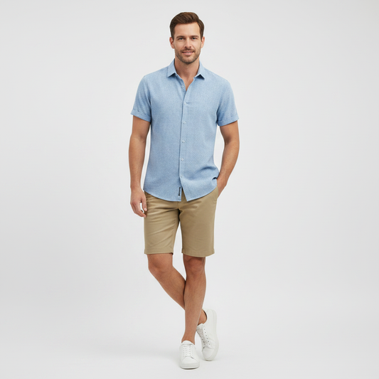 Men's Casual Summer Shirt | Lightweight Short Sleeve Tee