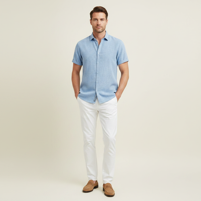 Men's Casual Summer Shirt | Lightweight Short Sleeve Tee