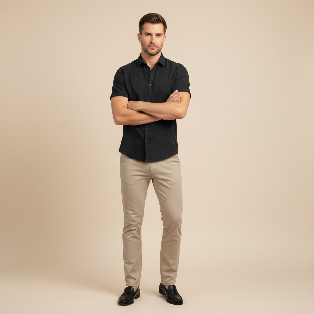 Men's Casual Summer Shirt | Lightweight Short Sleeve Tee