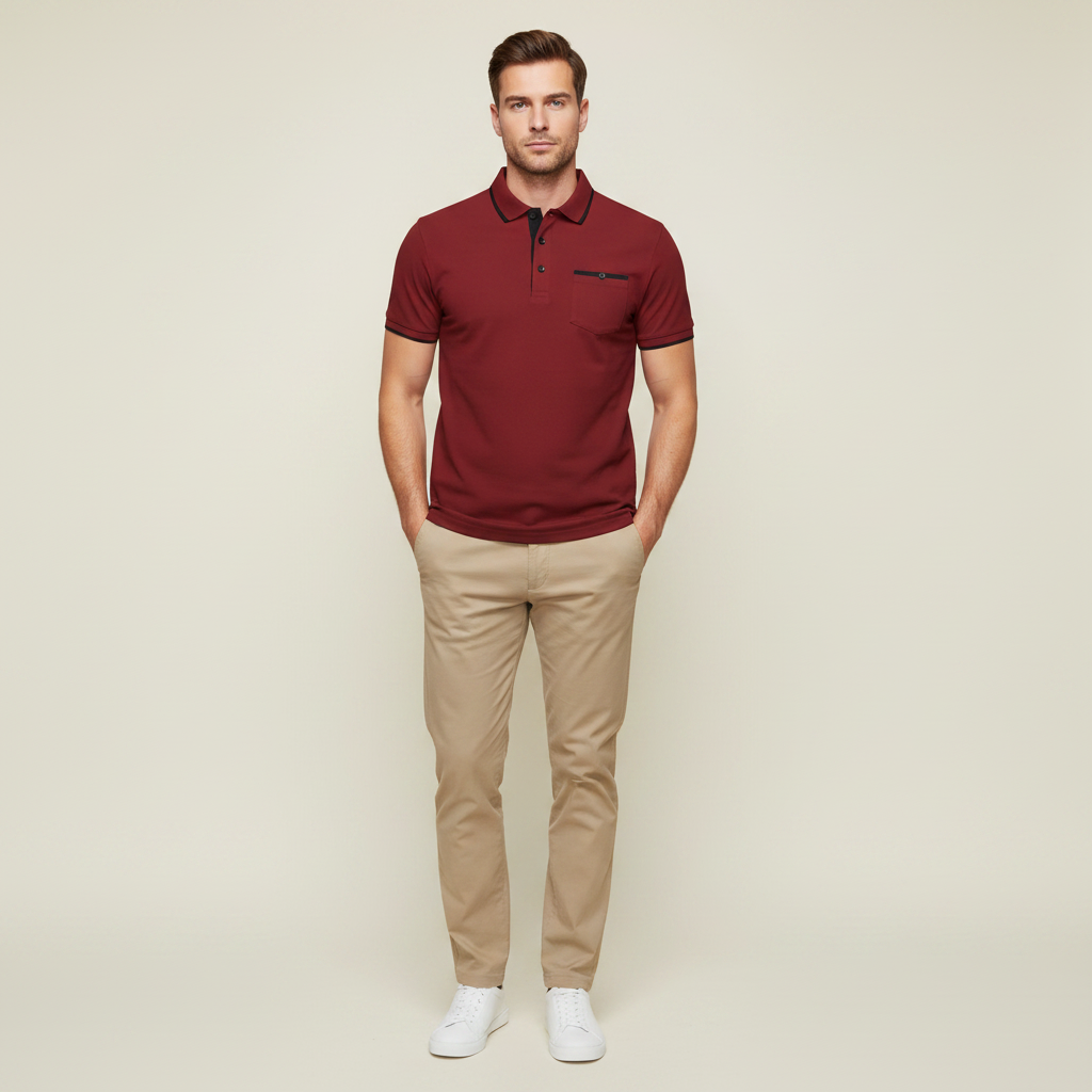 Men's Classic Fit Polo Shirt | Stylish Casual Wear
