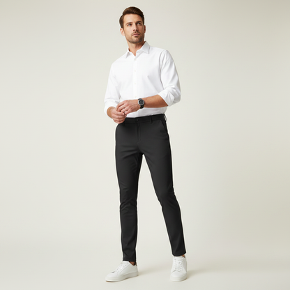 Saul Men's Slim Fit Stretch Chinos | Men's Trousers